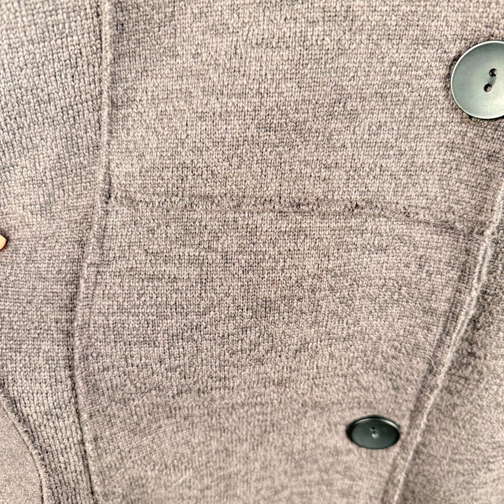 NEW Damee Inc. Women's Gray Polyester Jacket Shacket Large Minimal Lagenlook - Picture 5 of 9
